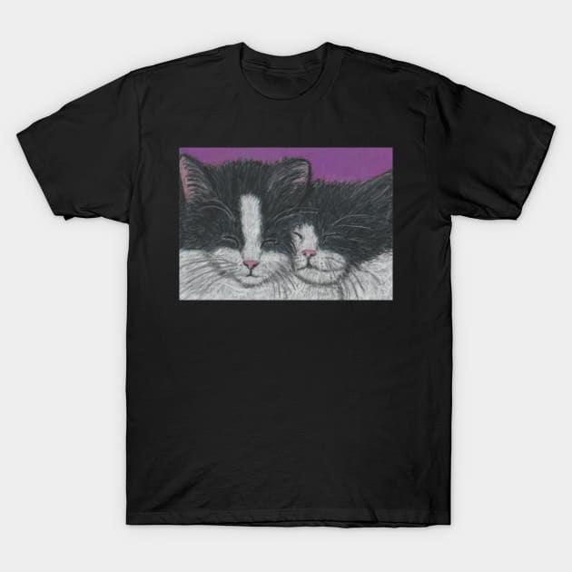 Tuxedo kittens T-Shirt by SamsArtworks